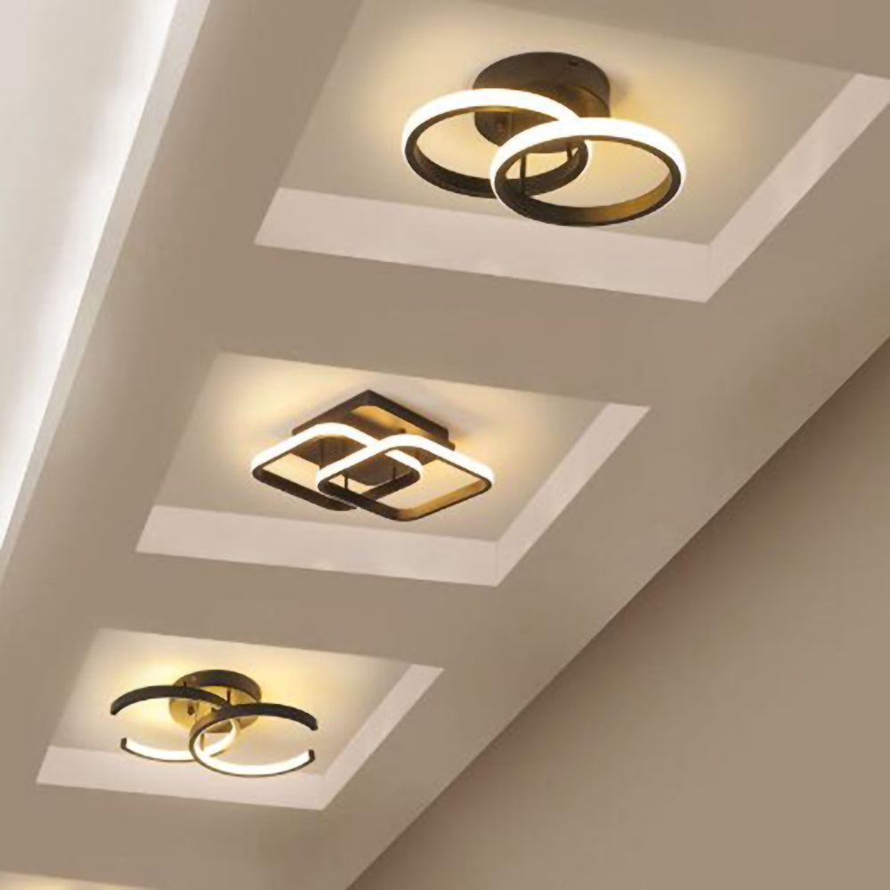 Modern Geometric LED Ceiling Light