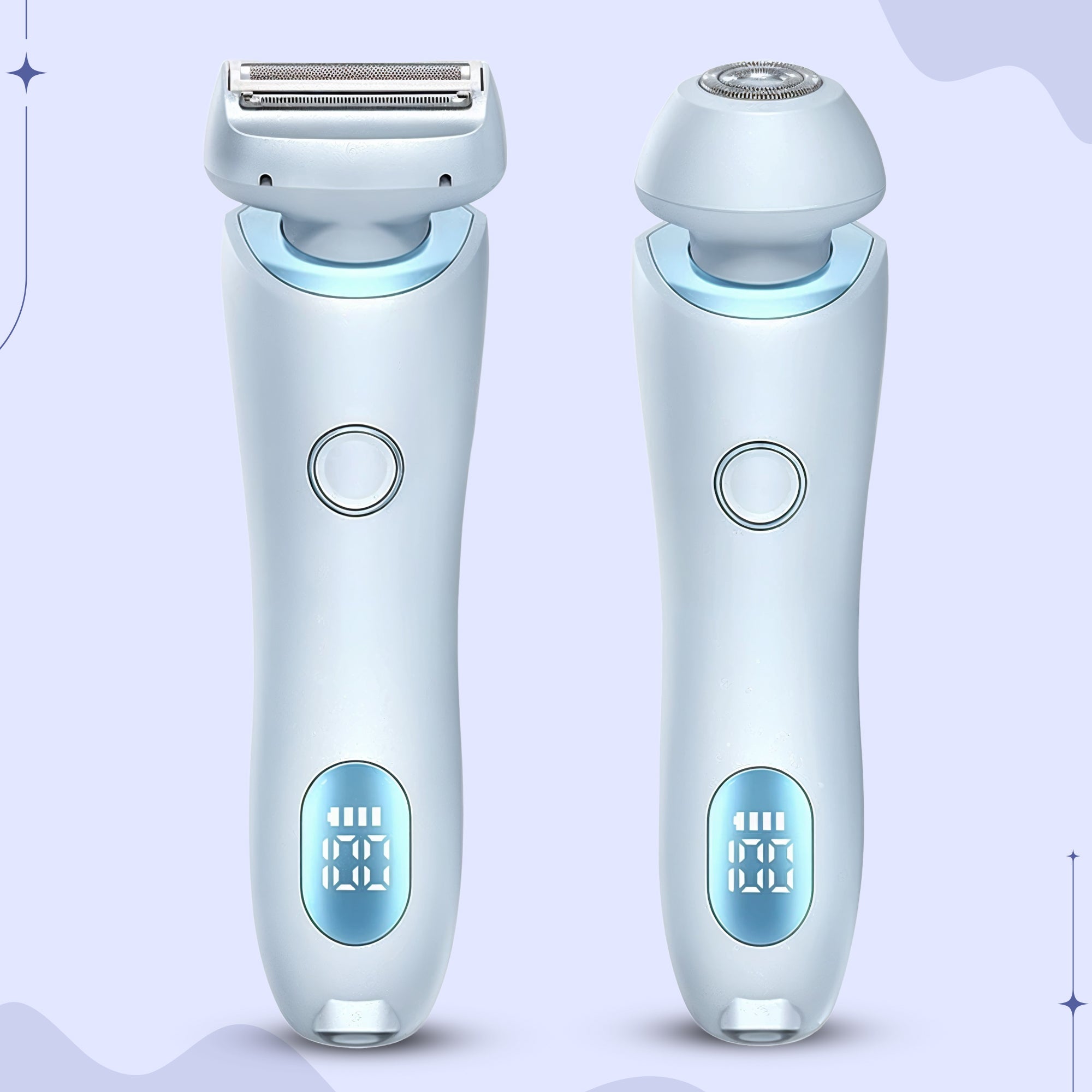 Electric Portable Wet and Dry Shaving Razor