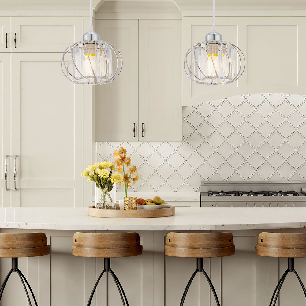 Modern Semi-Flush Mount Ceiling Light for Hallway, Bedroom, and Kitchen