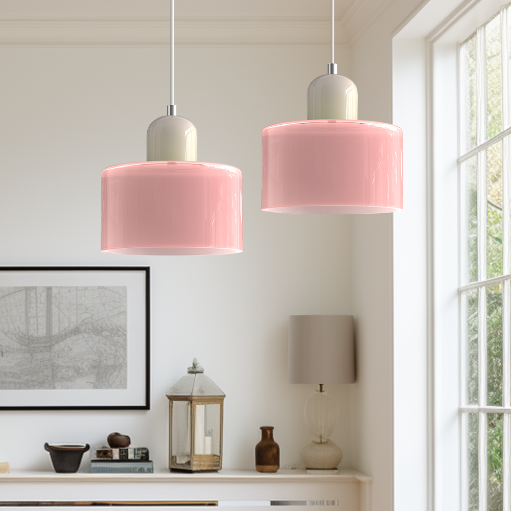 Nordic Style Cylindrical Pendant Light