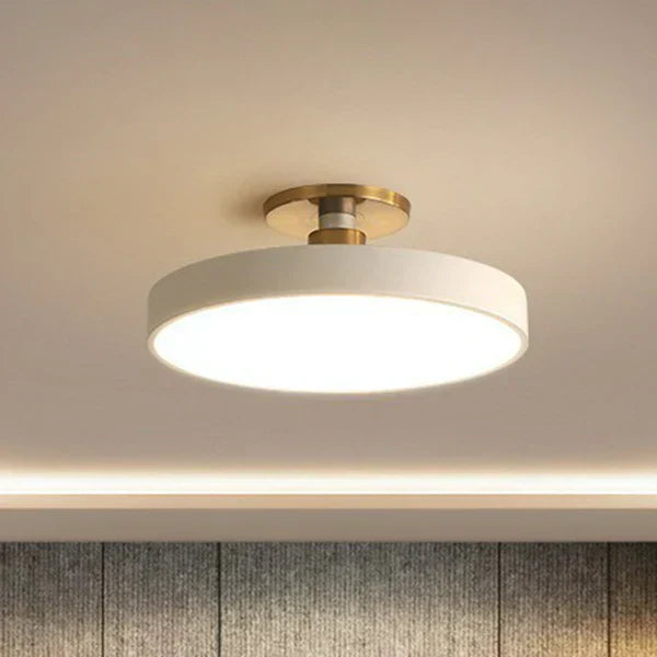 Minimalist Flush Mount Round Ceiling Lamp