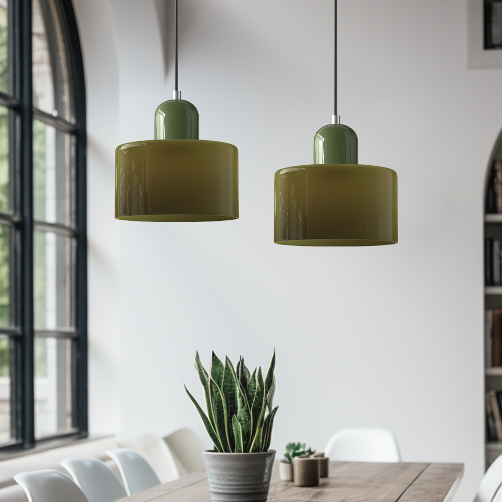 Nordic Style Cylindrical Pendant Light