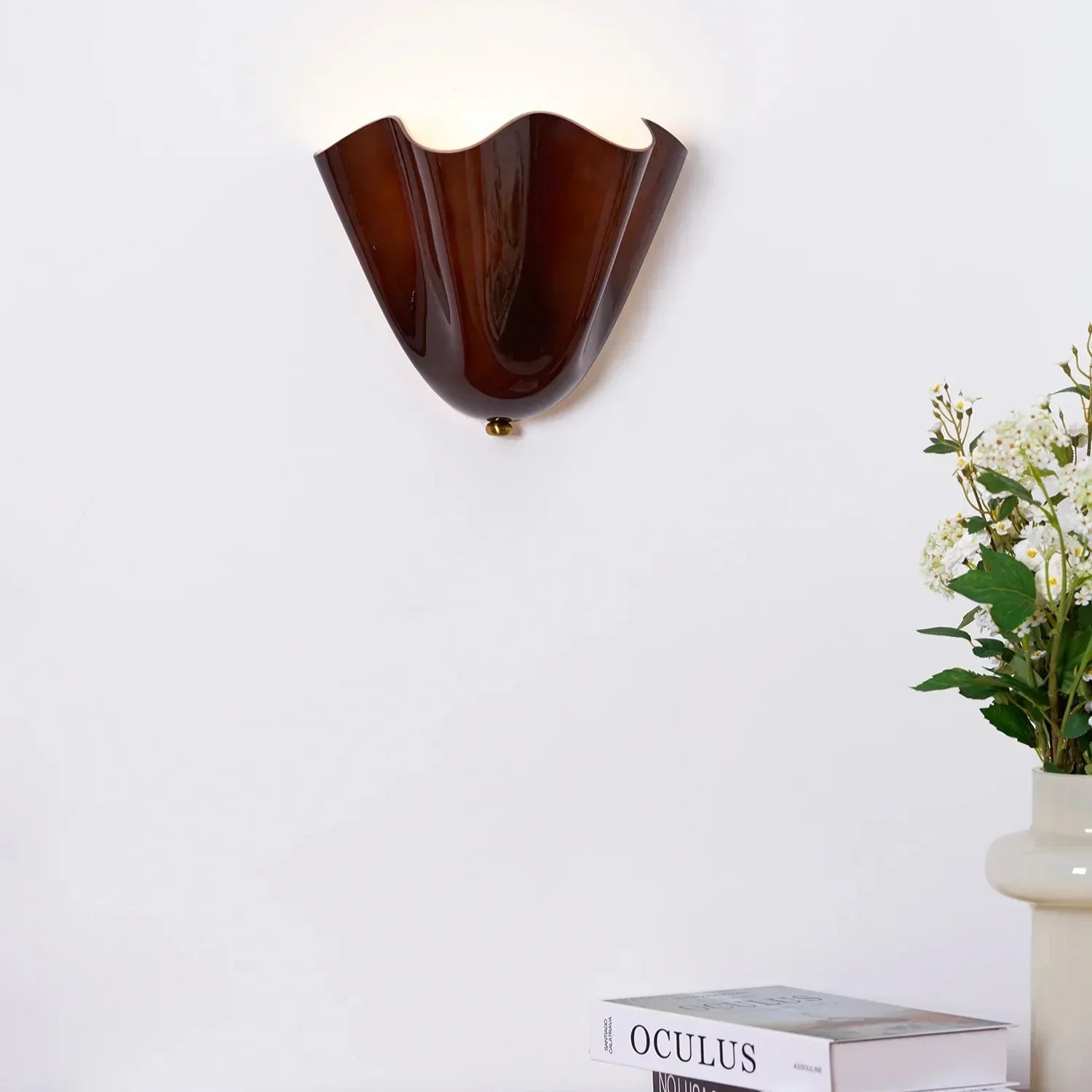 Art Deco Vintage Shell Inspired LED Wall Light