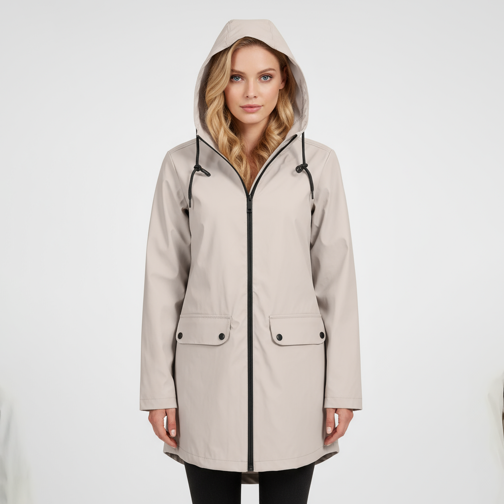 Emily | Women Winter Zip Waterproof Hooded Jacket
