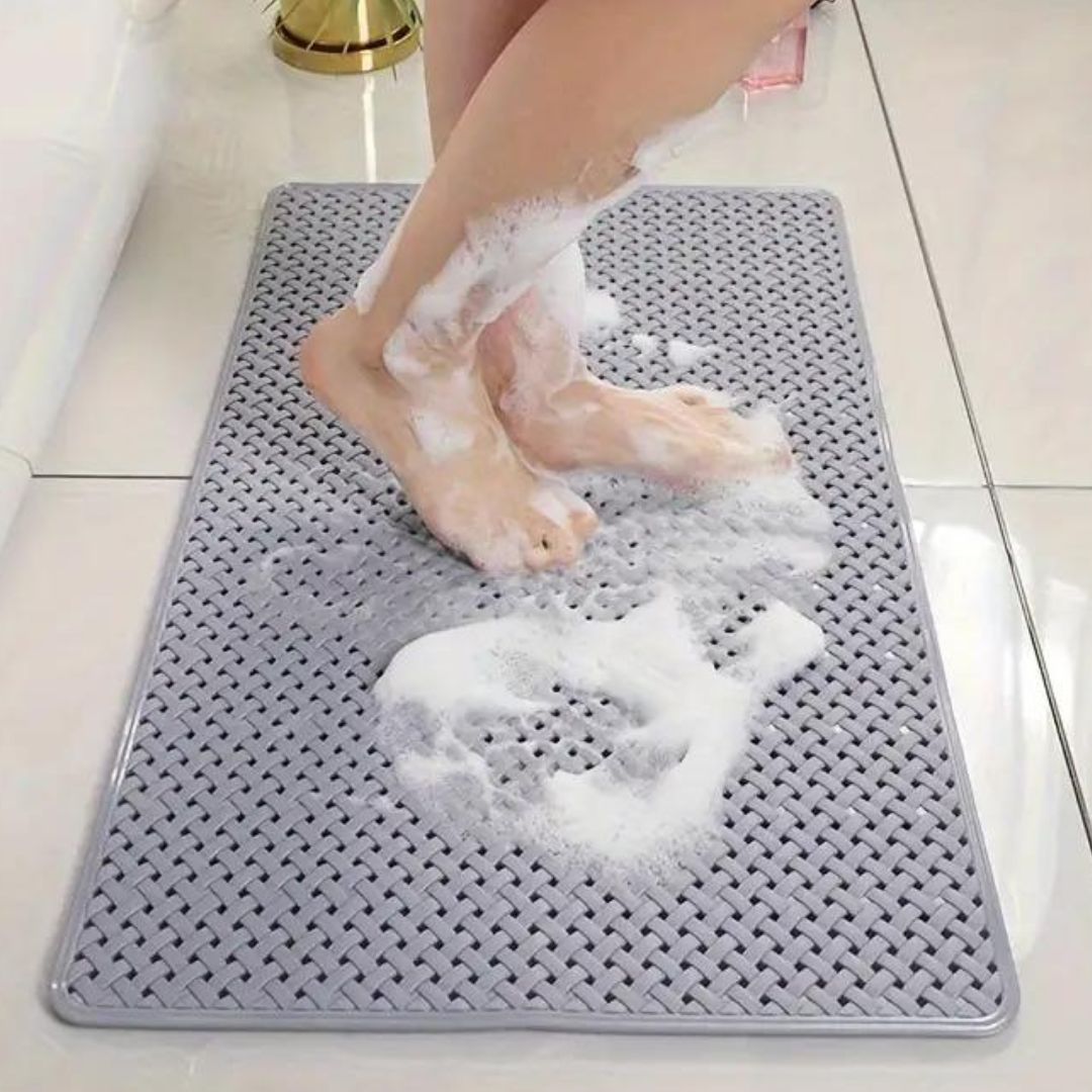 Anti-Slip Shower Mat With Suction Cups