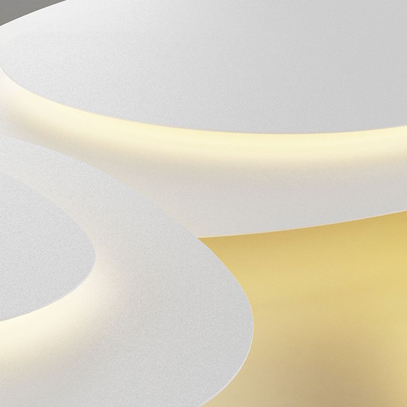 Contemporary Triangular LED Flush Mount Ceiling Light