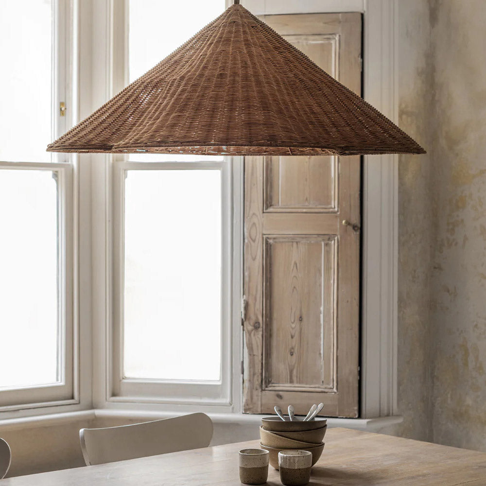 Oversized Boho Style Pendant Light