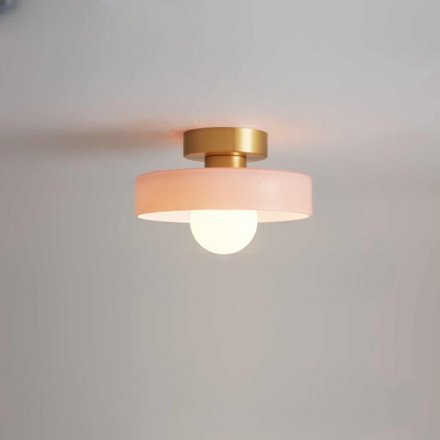Traditional Minimalist Round Ceiling Light