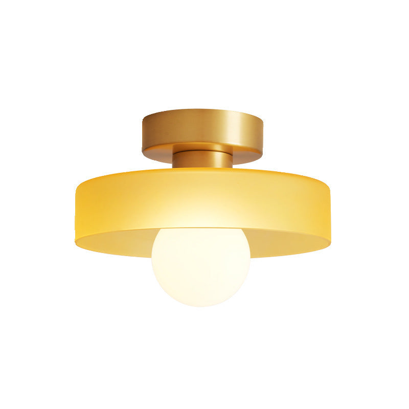 Traditional Minimalist Round Ceiling Light