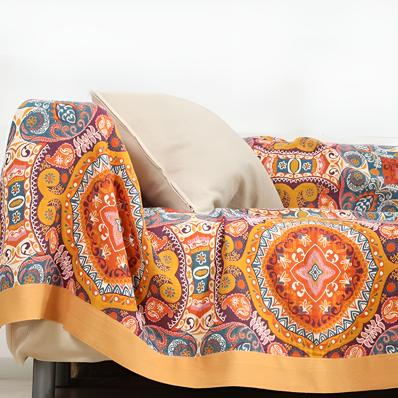 Decorative Boho Reversible Throw Blanket