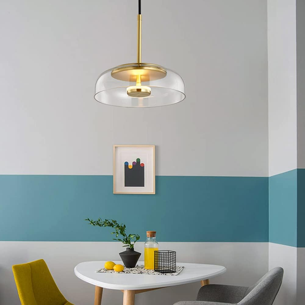 Modern Bowl-Shaped Shade Pendant Light Fixture