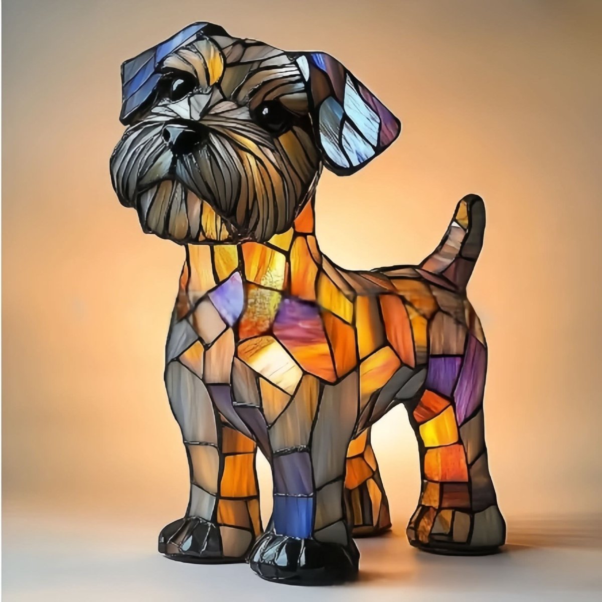 Minimalist Artistic LED Dog Breed Table Lamp