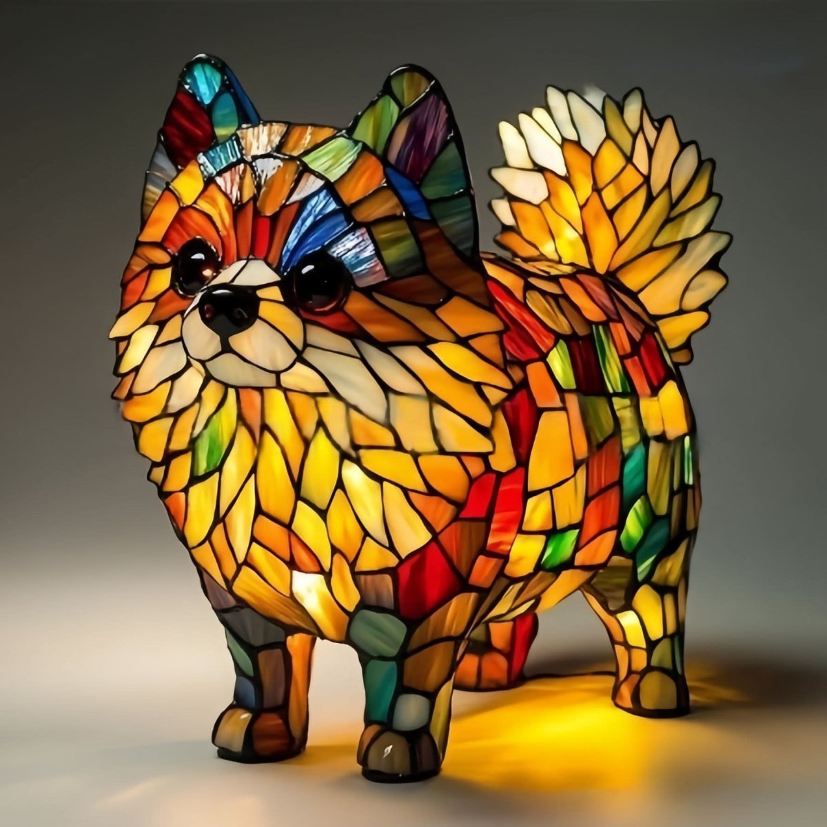 Minimalist Artistic LED Dog Breed Table Lamp