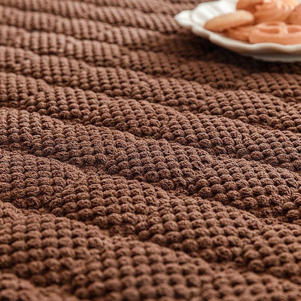 Textured Sofa Throw Cover