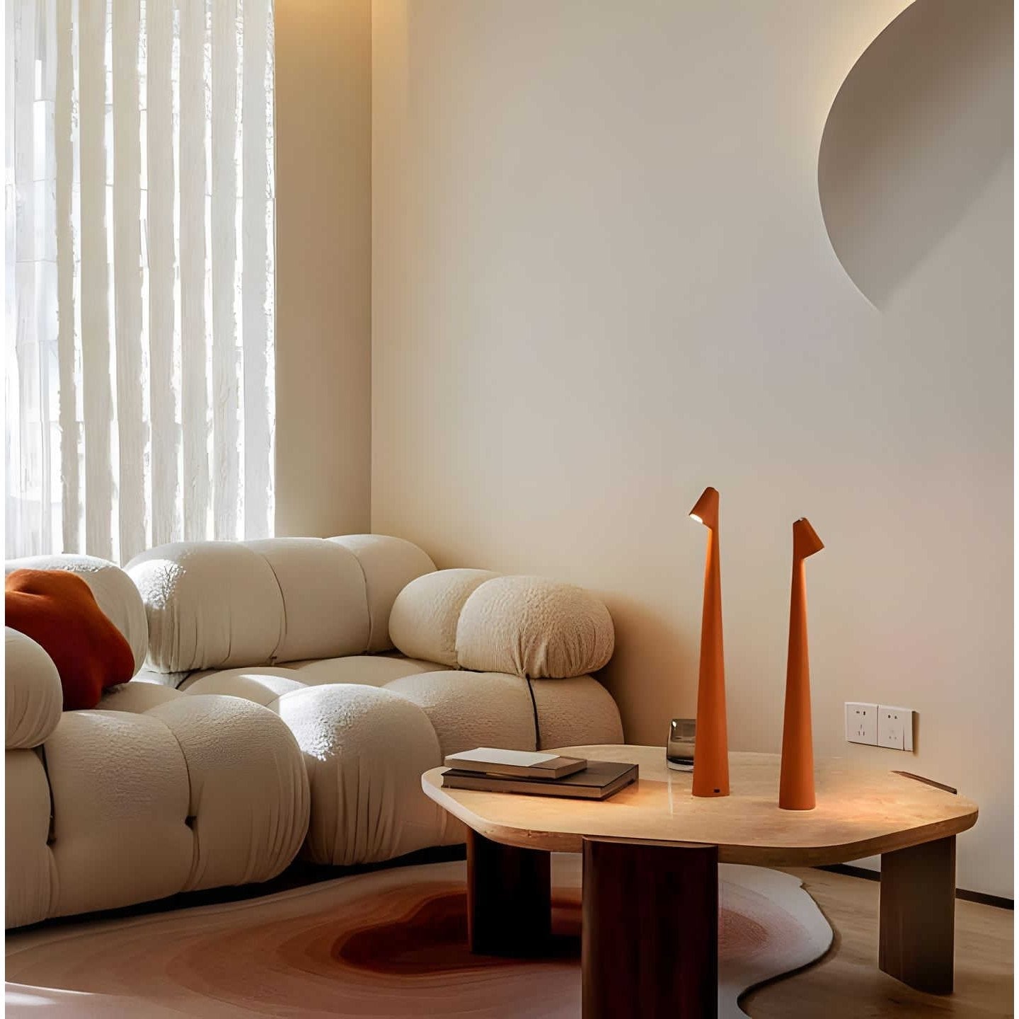 Minimalist LED Rechargeable Table Lamp