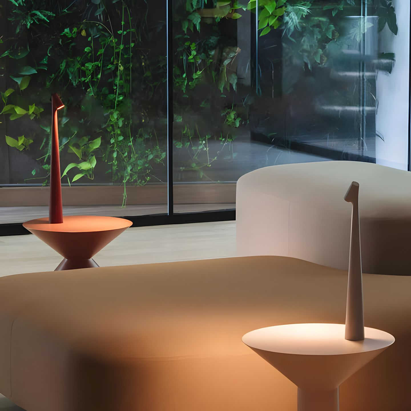 Minimalist LED Rechargeable Table Lamp