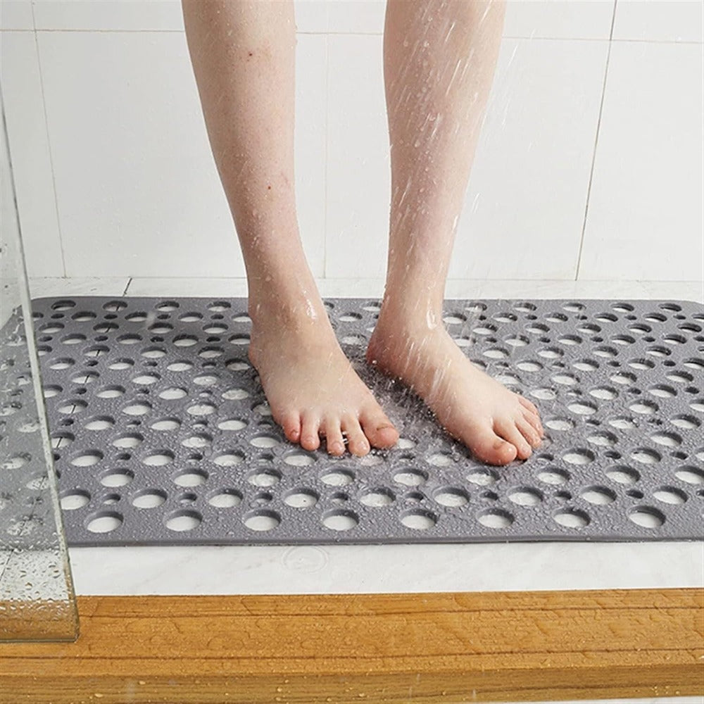 Non-Slip Water Draining Shower Mat