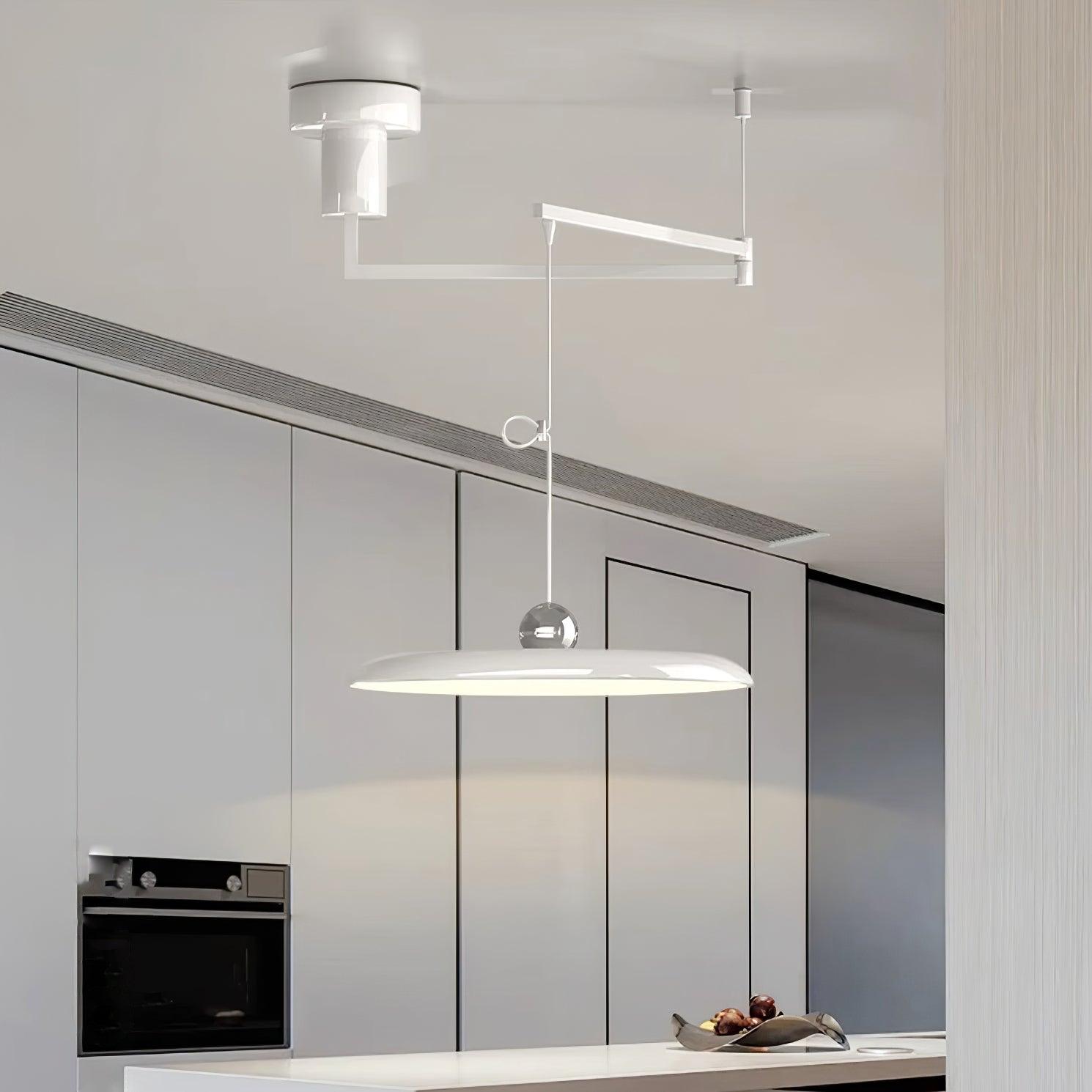 Urban Loft Transitional Height-Adjustable LED Pendant Light
