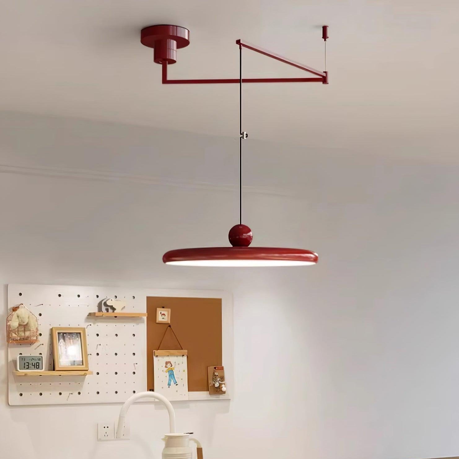 Urban Loft Transitional Height-Adjustable LED Pendant Light