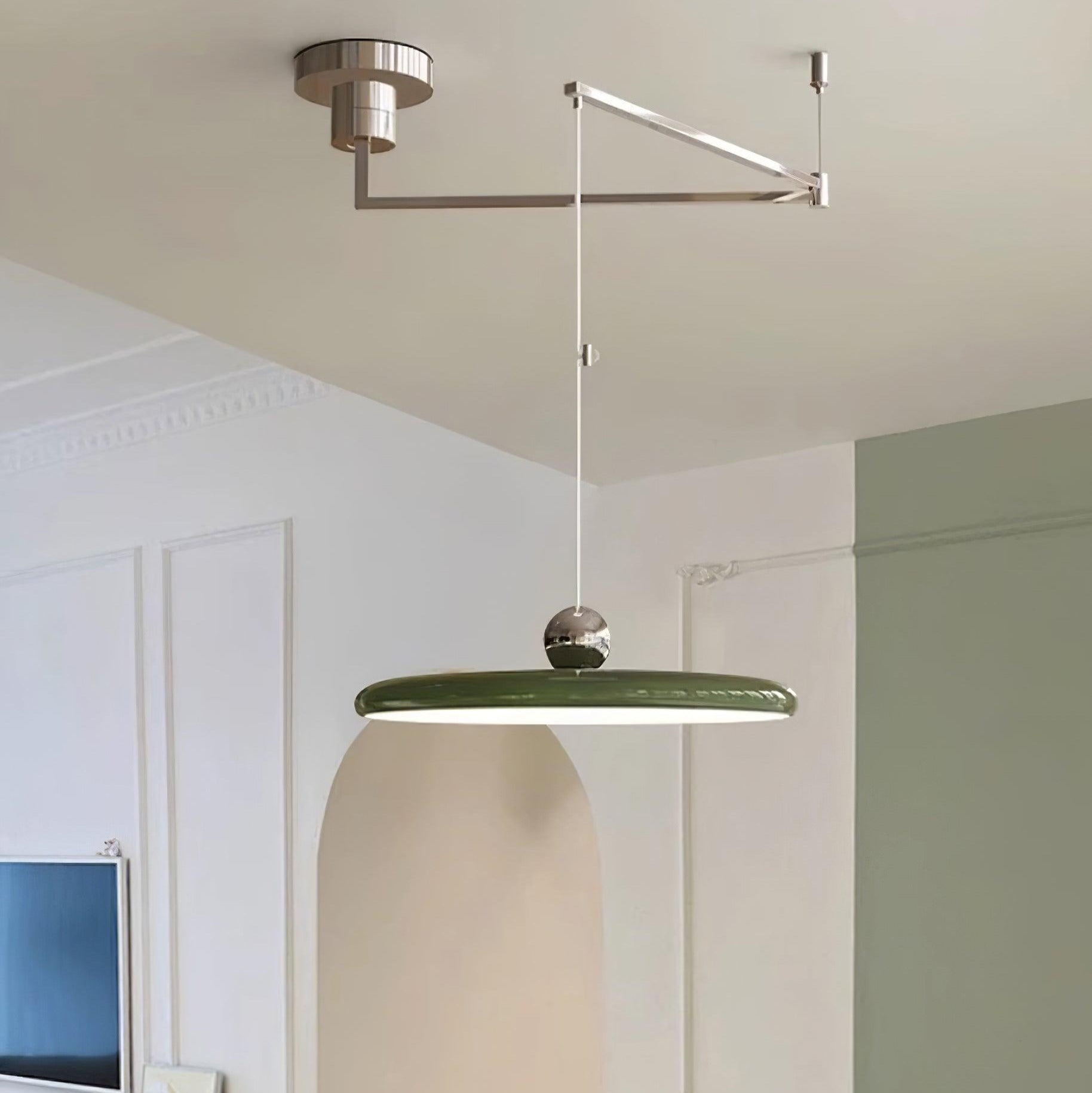 Urban Loft Transitional Height-Adjustable LED Pendant Light