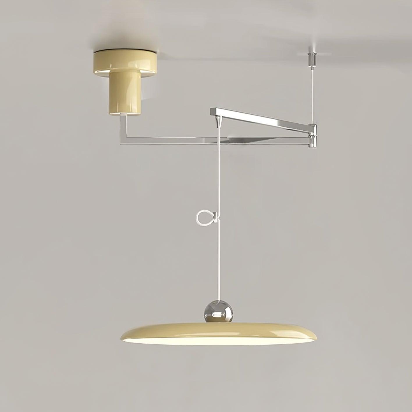 Urban Loft Transitional Height-Adjustable LED Pendant Light