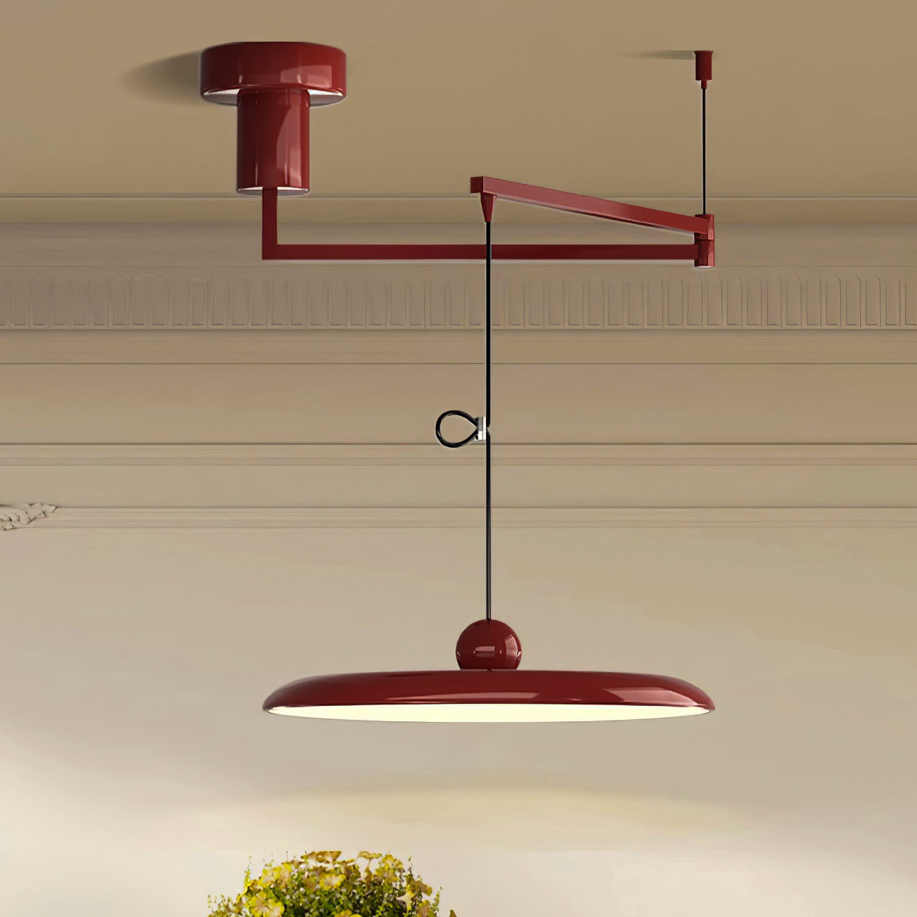 Urban Loft Transitional Height-Adjustable LED Pendant Light