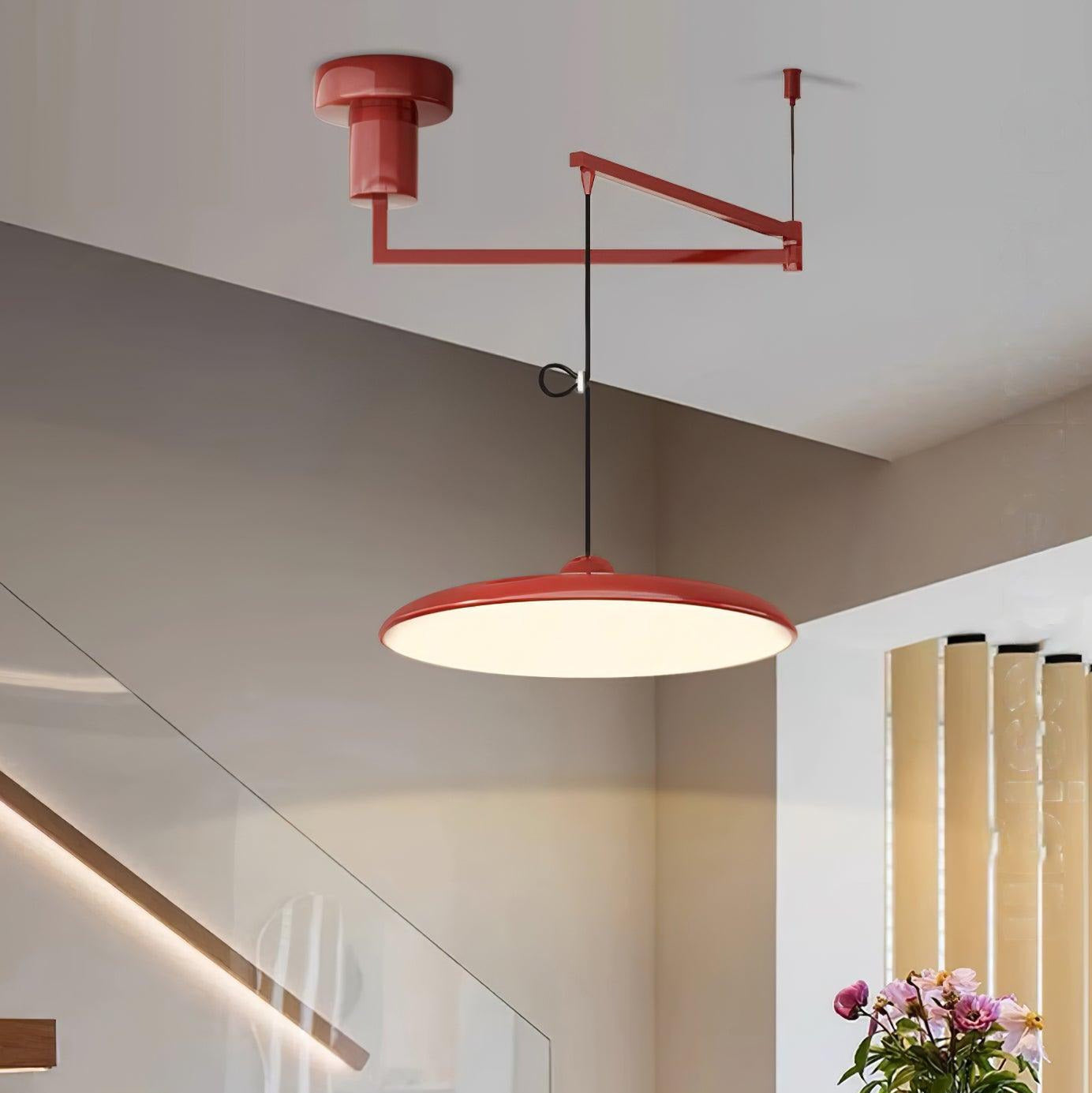 Urban Loft Transitional Height-Adjustable LED Pendant Light