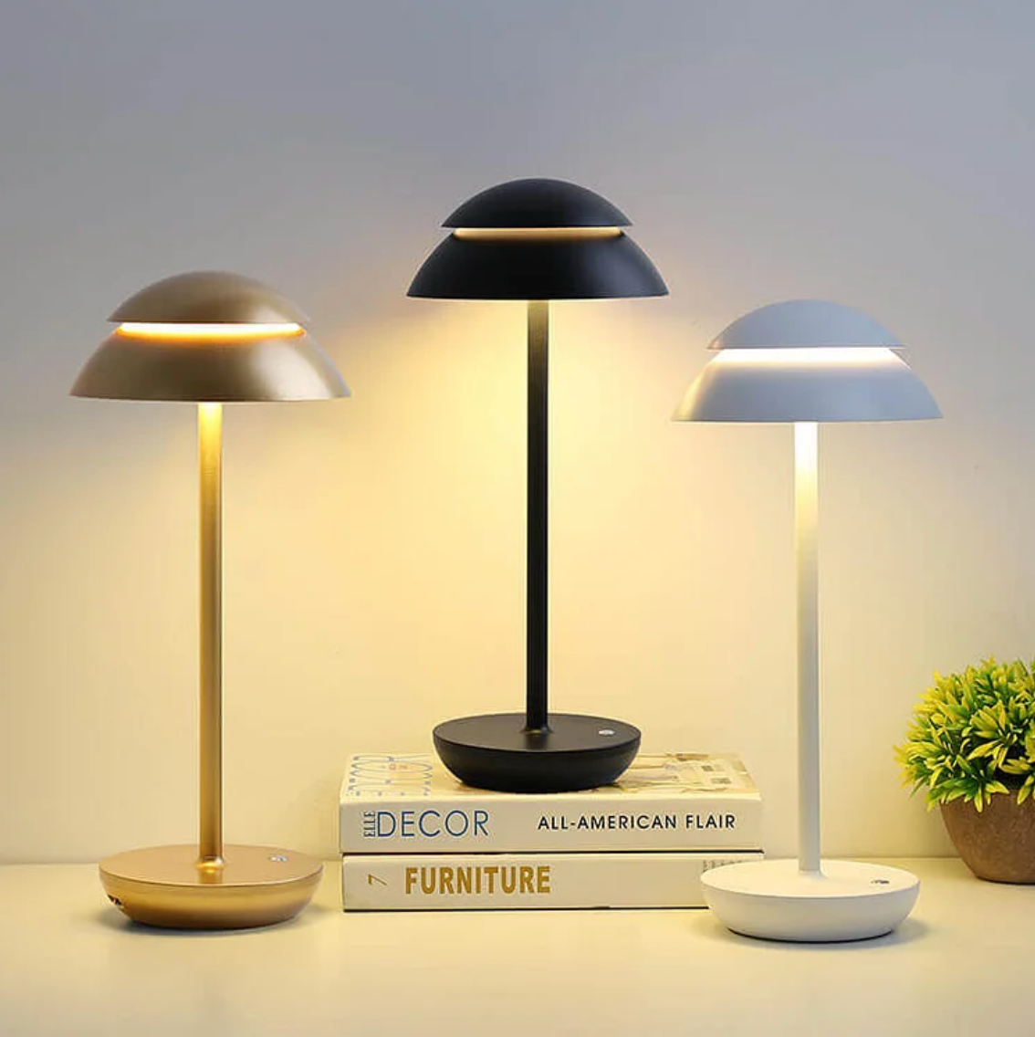 Minimalist Contemporary LED Cordless Table Lamp