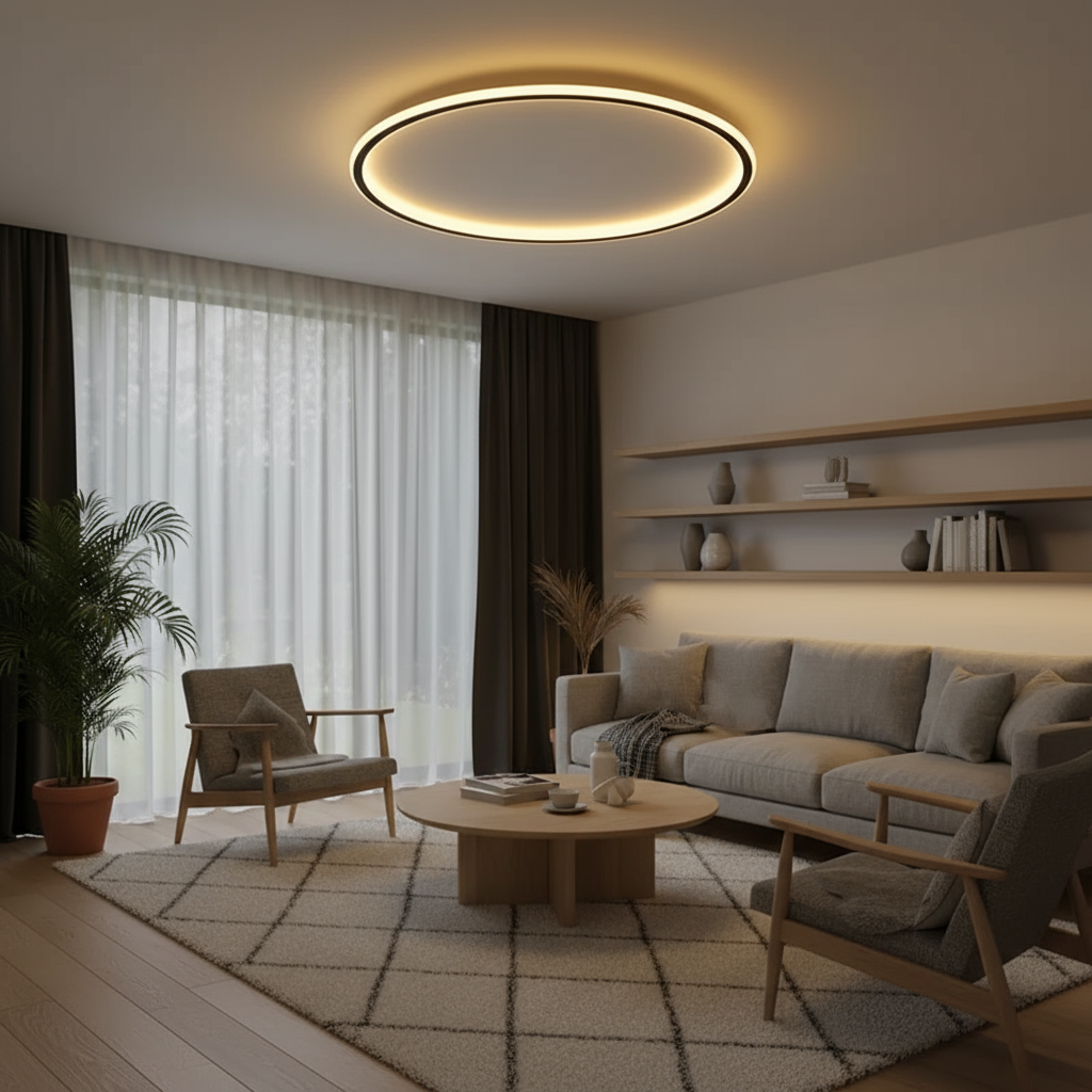 Minimalist Round LED Ceiling Light
