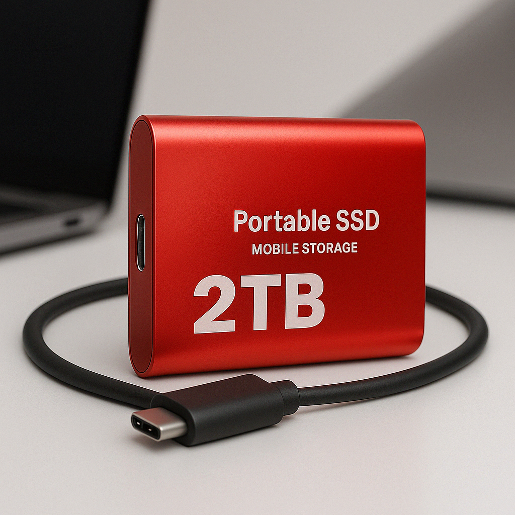 Portable 2TB SSD Hard Drive