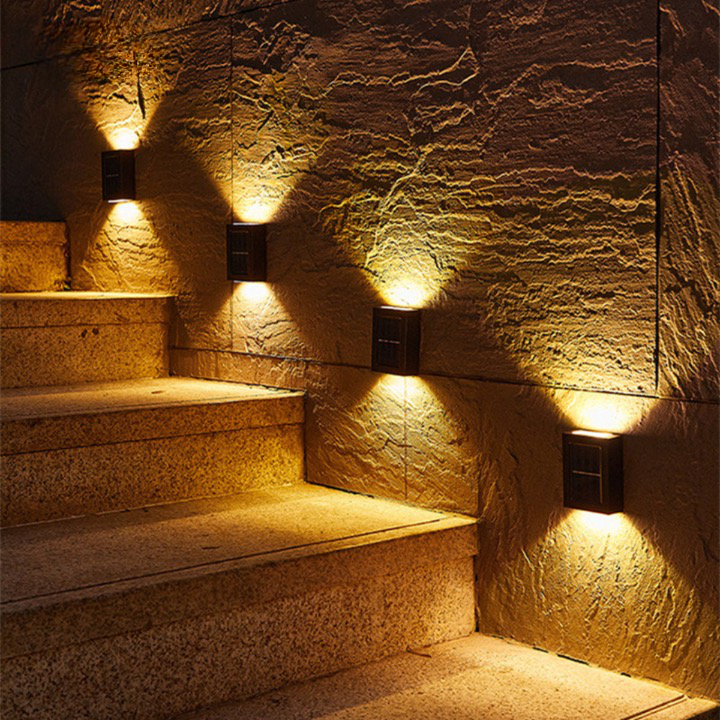 Modern Outdoor LED Solar Wall Light