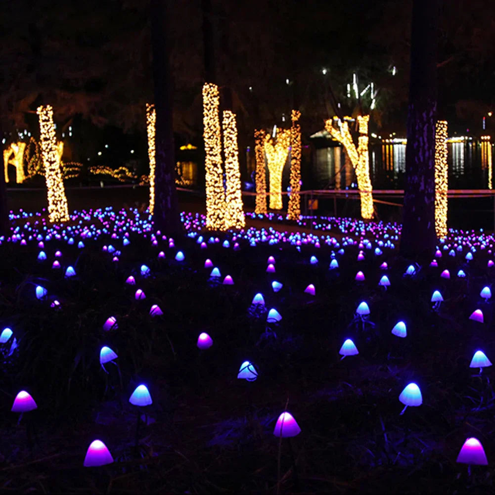 Solar Mushroom Garden Lights