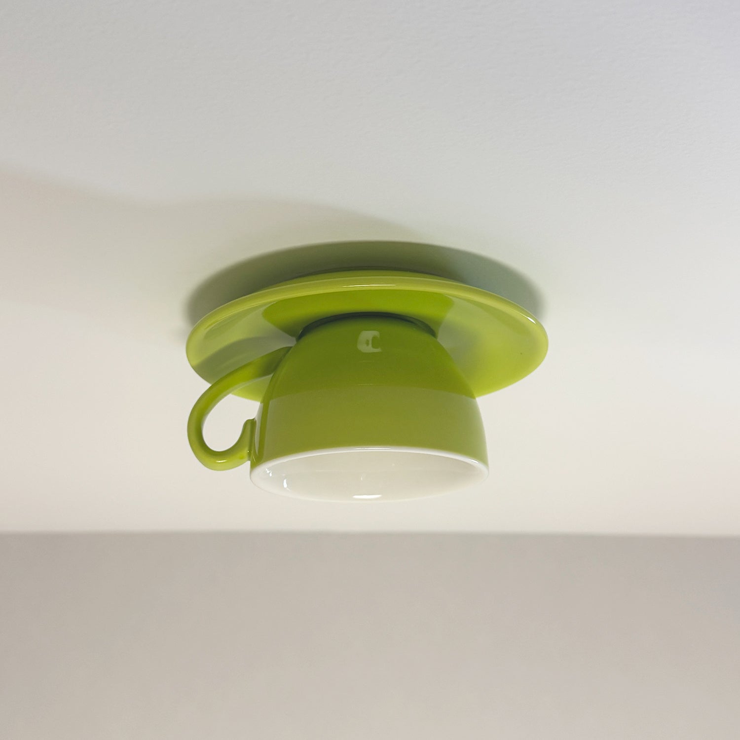 Minimalist Ceiling Light In The Shape Of A Cup