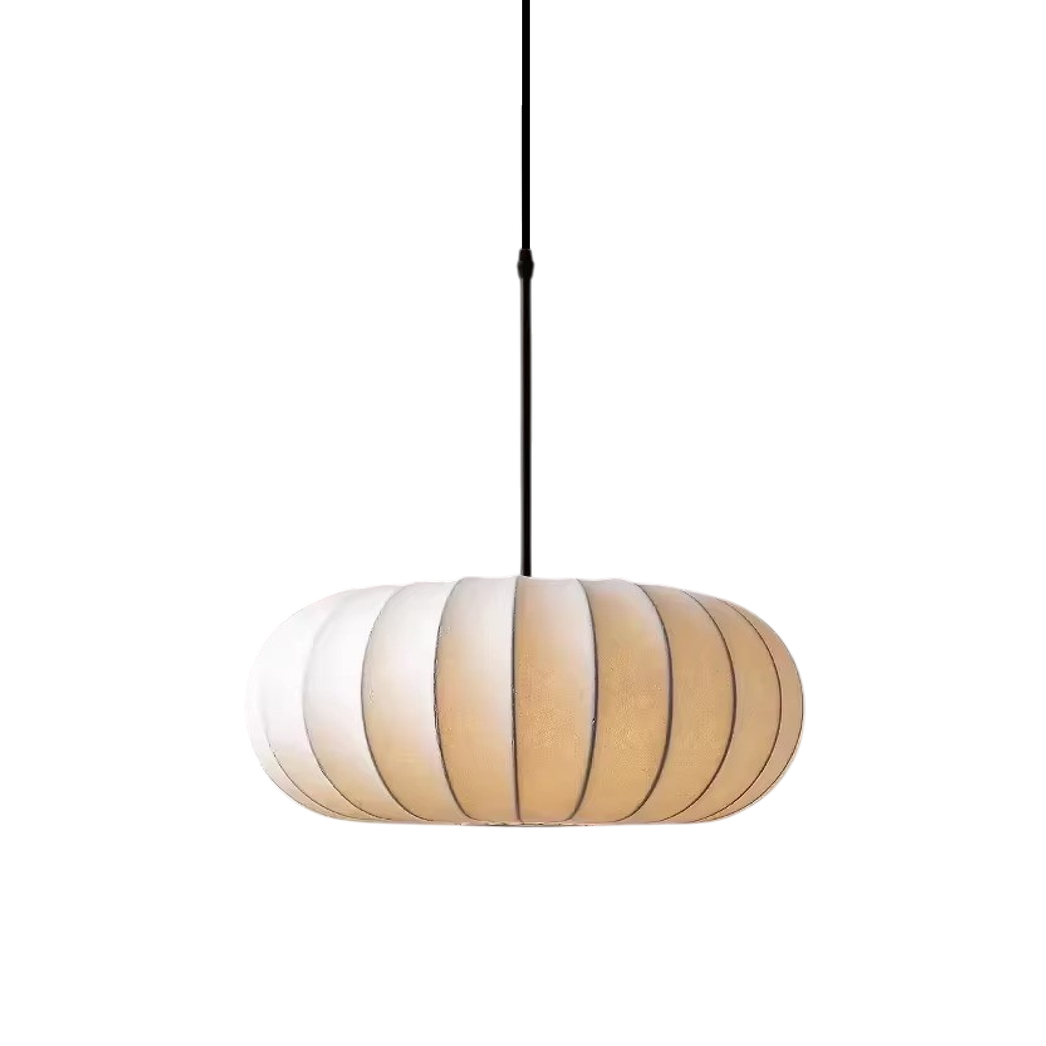 Minimalist Contemporary LED Fabric Pendant Light