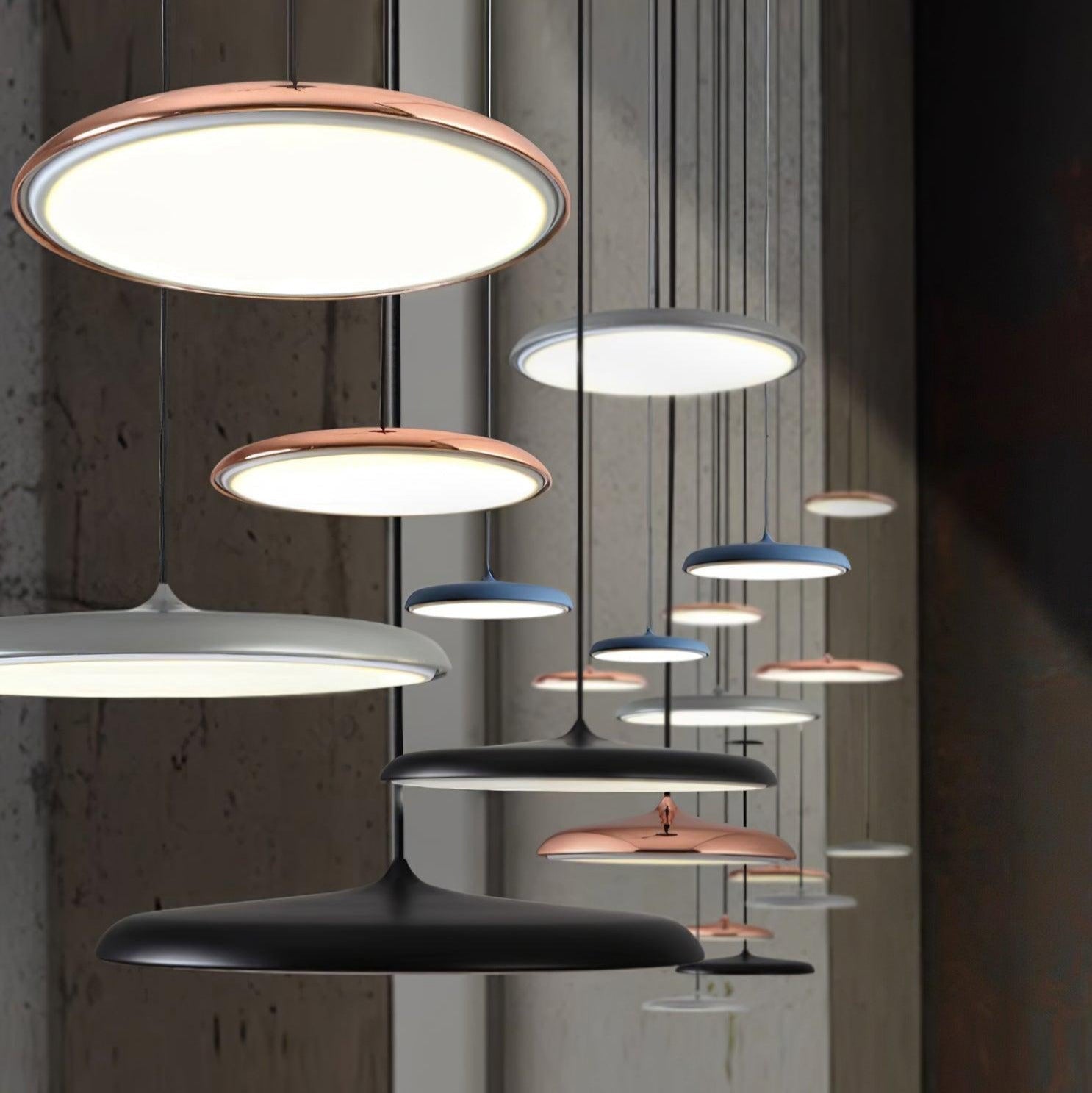 Contemporary Minimalist LED Pendant Light in Macaron Colours