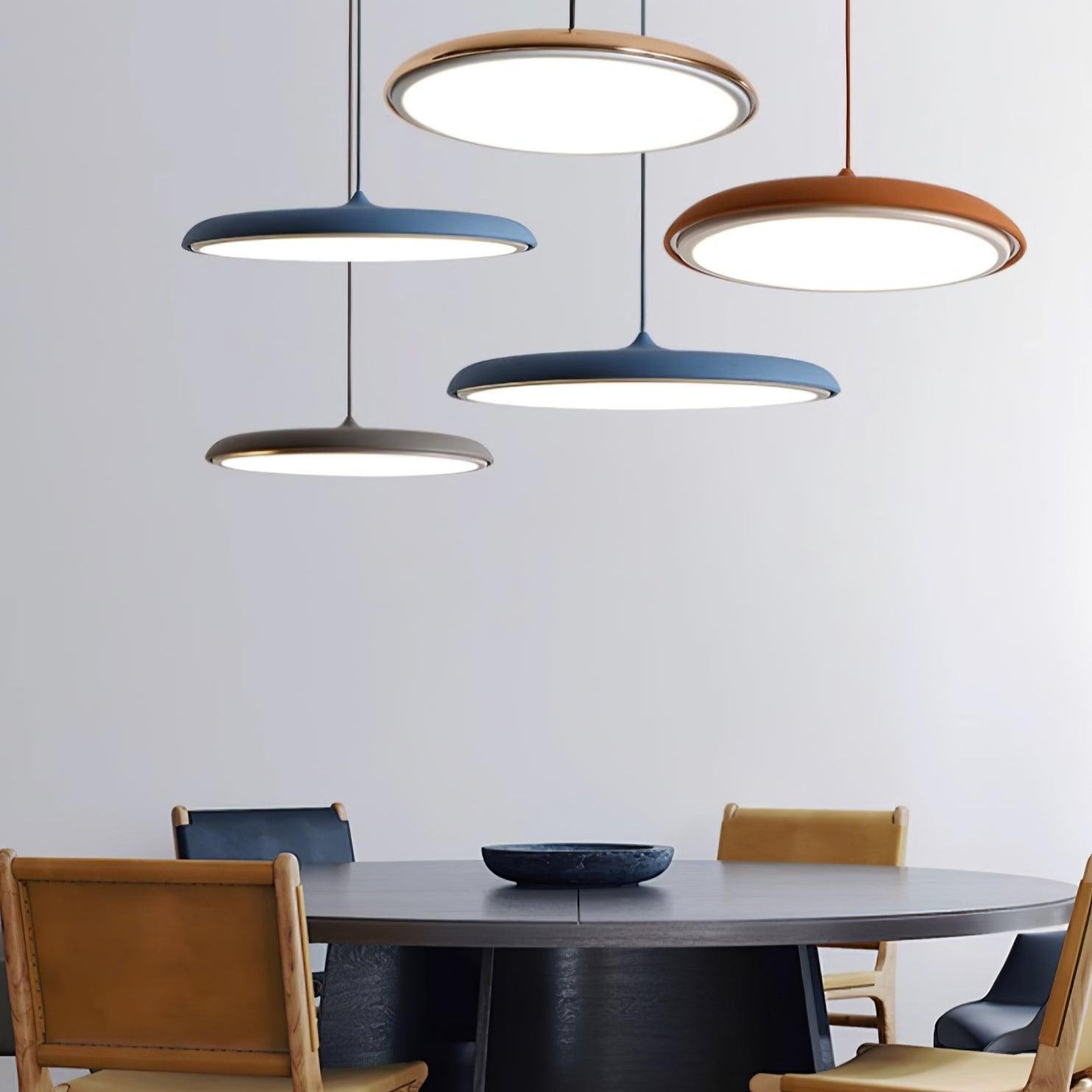 Contemporary Minimalist LED Pendant Light in Macaron Colours