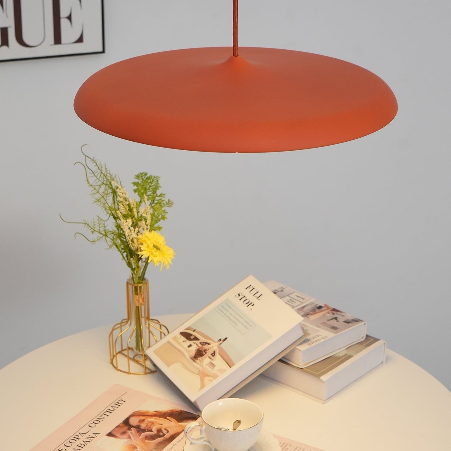 Contemporary Minimalist LED Pendant Light in Macaron Colours