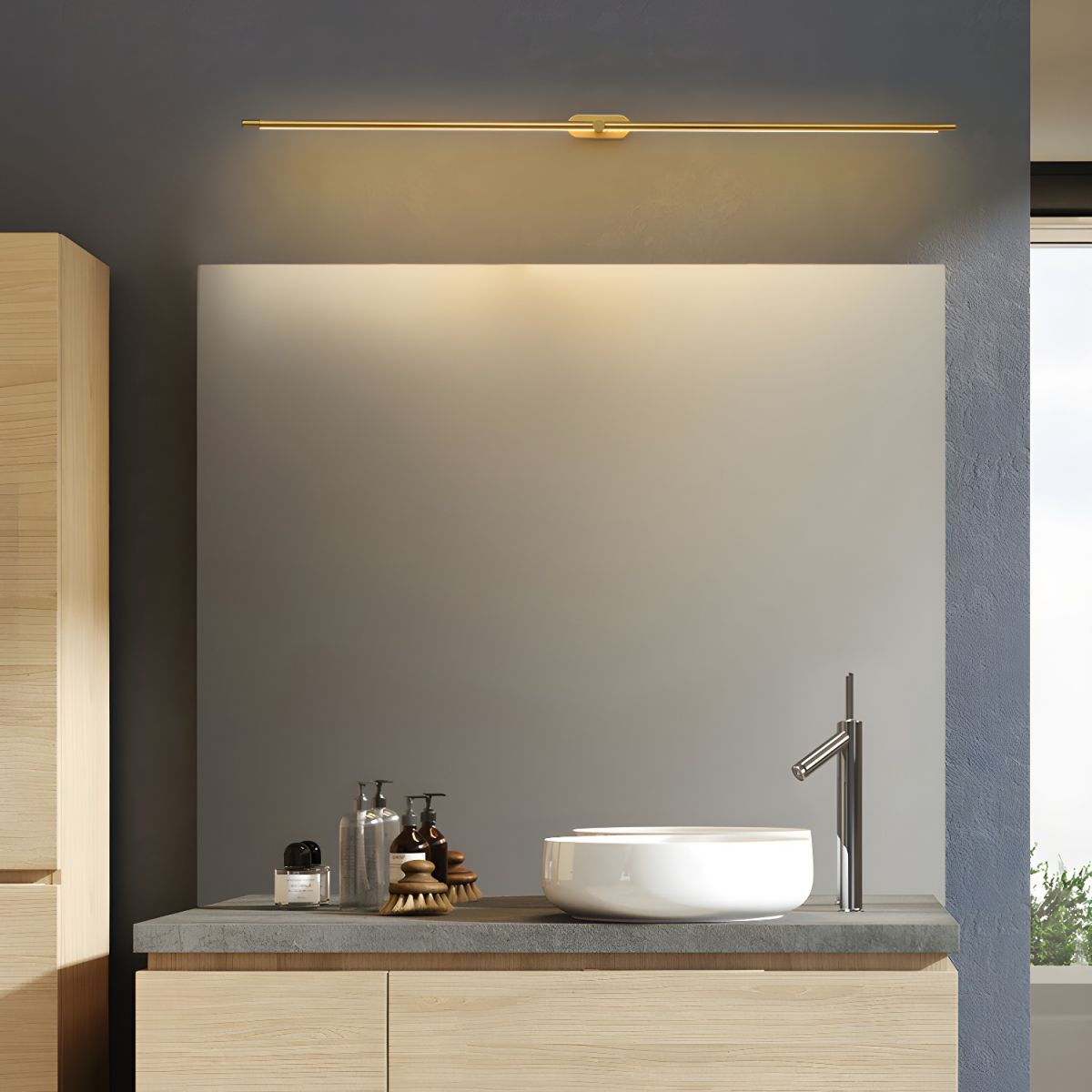 Minimalist Wireless LED Wall Light in a Transitional Style