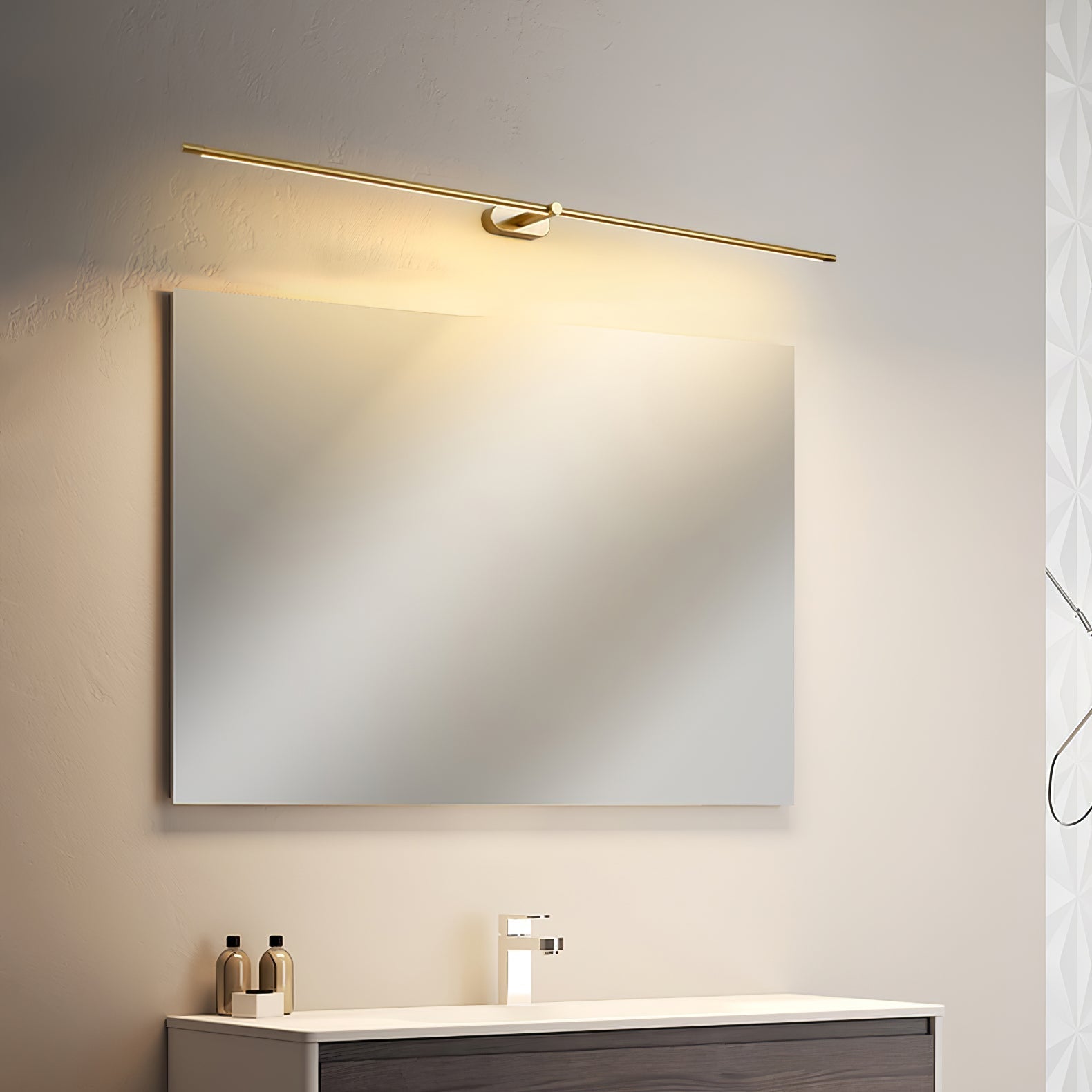 Minimalist Wireless LED Wall Light in a Transitional Style