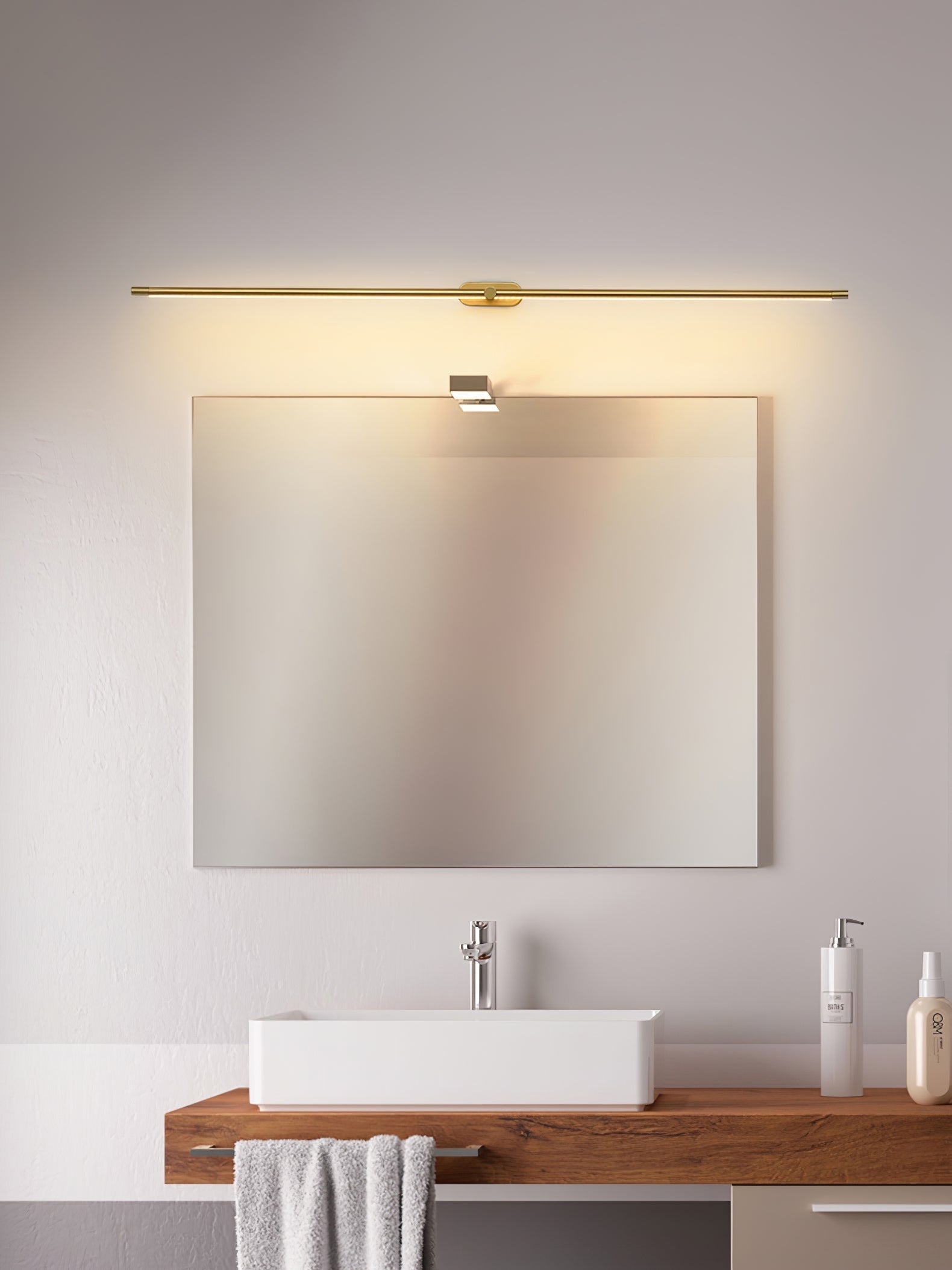 Minimalist Wireless LED Wall Light in a Transitional Style