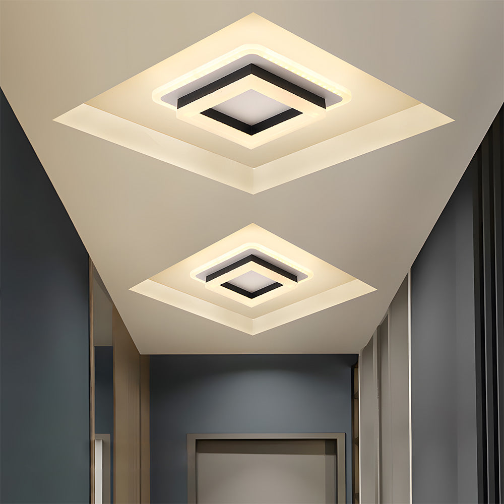 Contemporary Square LED Ceiling Light