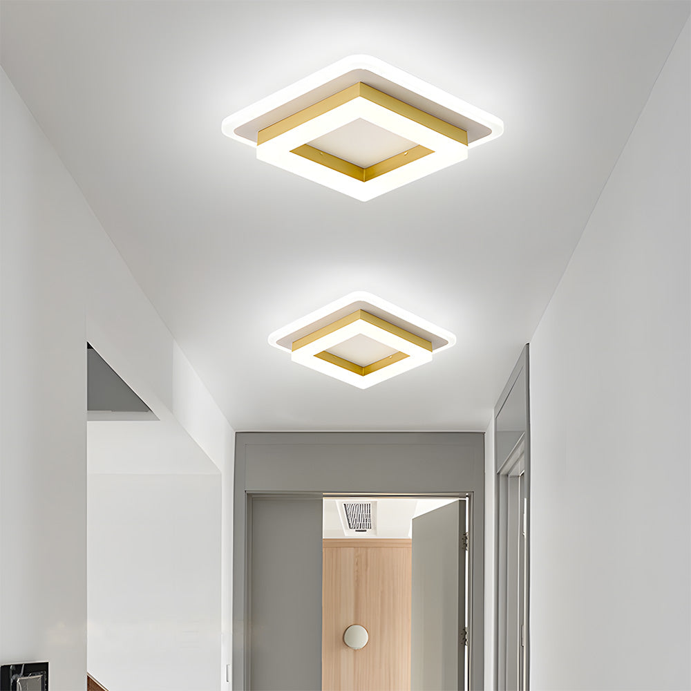 Contemporary Square LED Ceiling Light