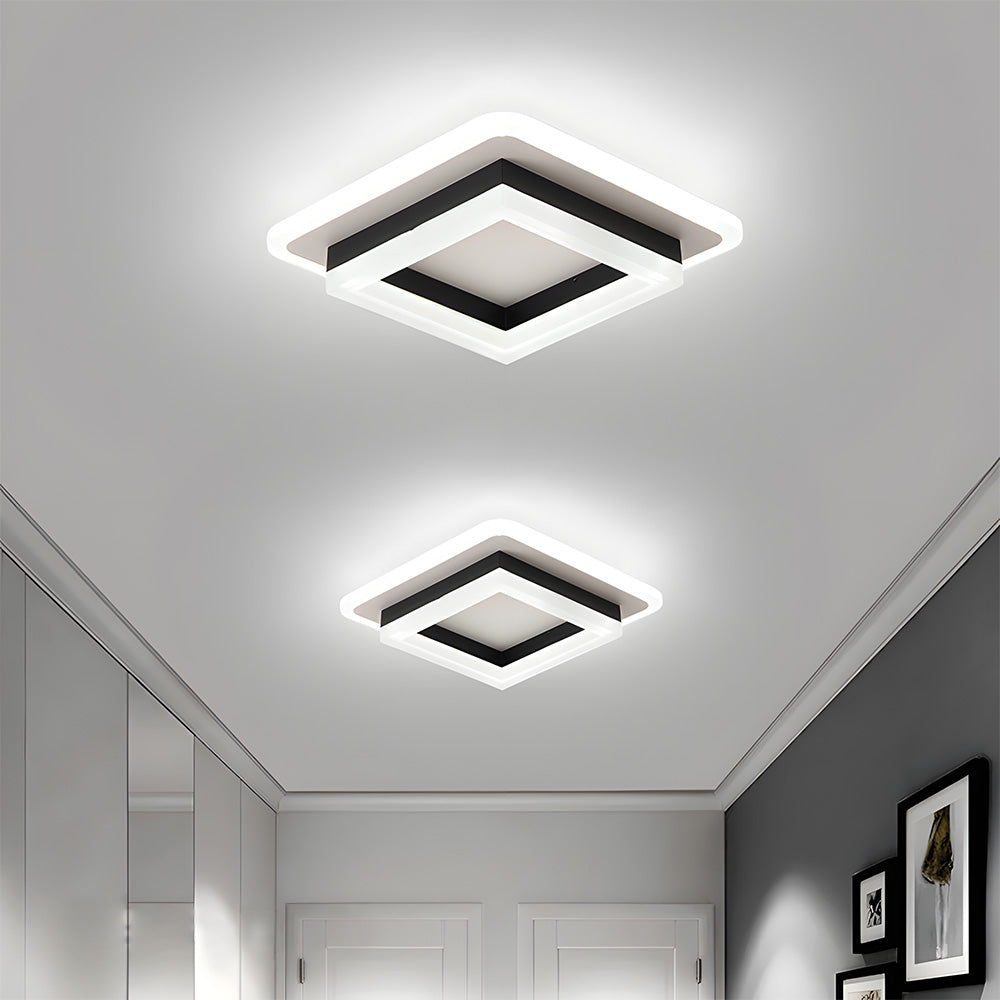 Contemporary Square LED Ceiling Light