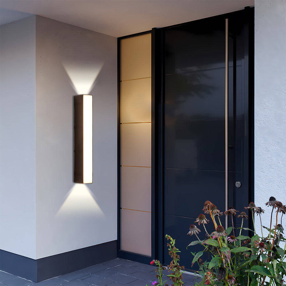 Minimalist LED Up Down Outdoor Wall Light