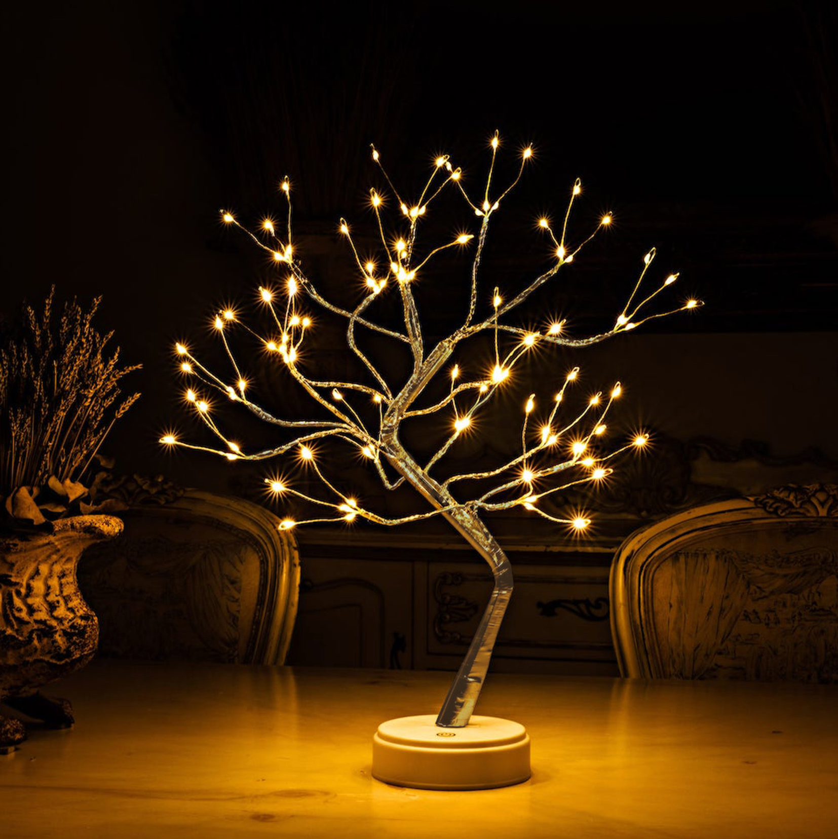 Contemporary LED Tree Table Lamp