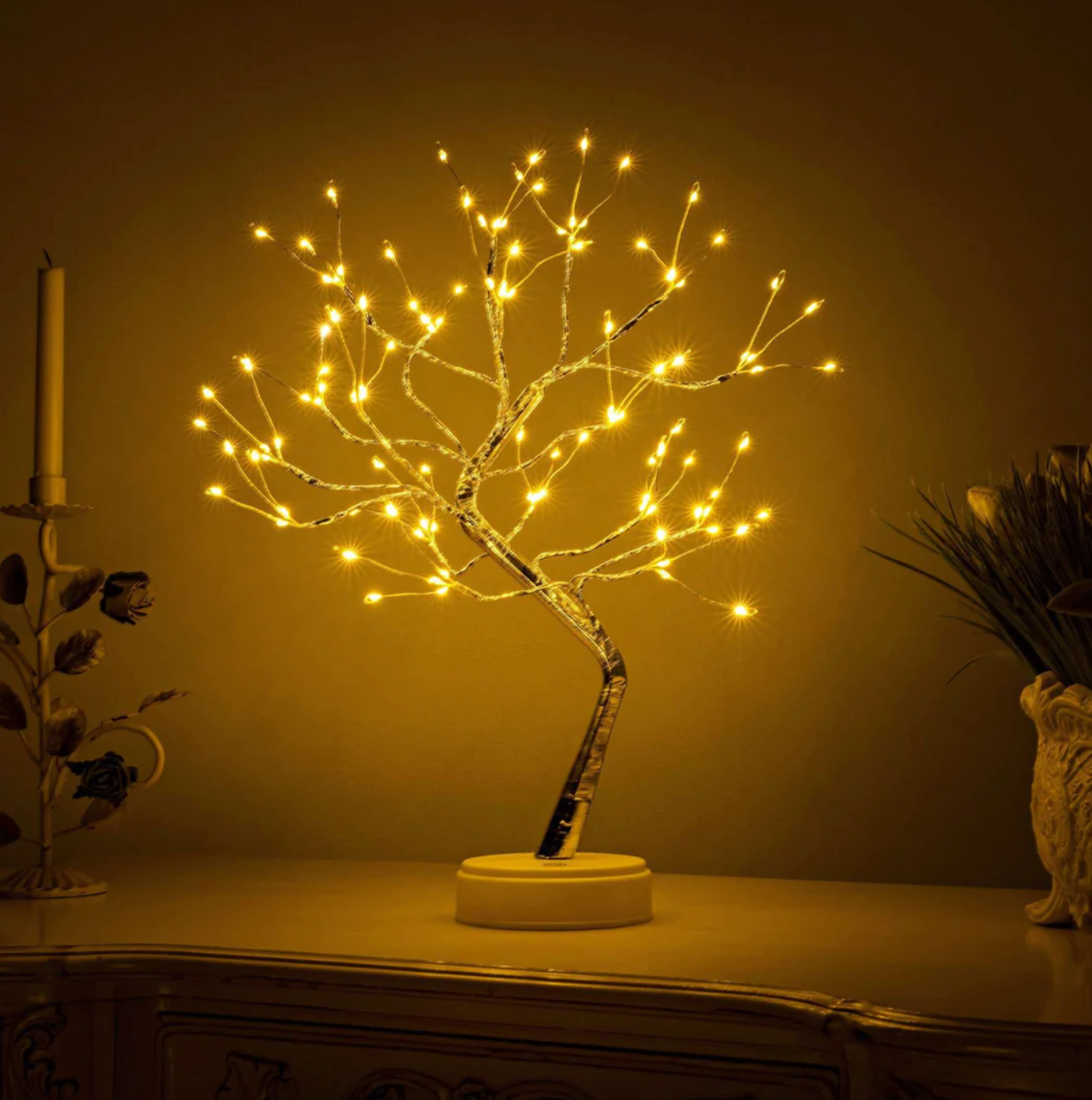 Contemporary LED Tree Table Lamp