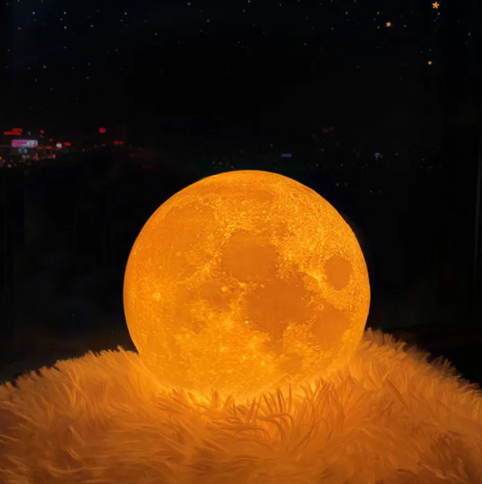 Japandi Moon Table Lamp