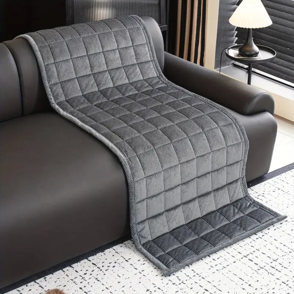 Modern Quilted Sofa Cover