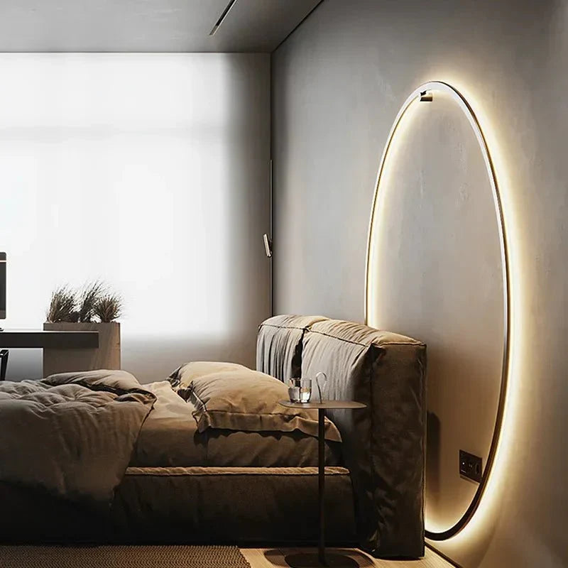 Minimalist Style LED Ring Wall Light