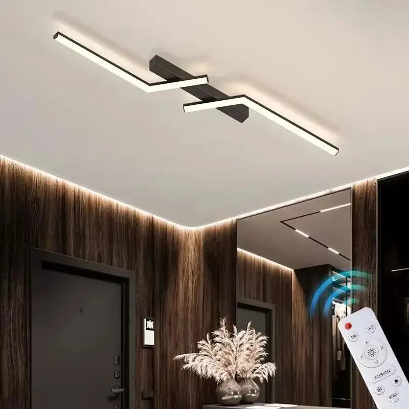Minimalist Modern Linear LED Ceiling Light